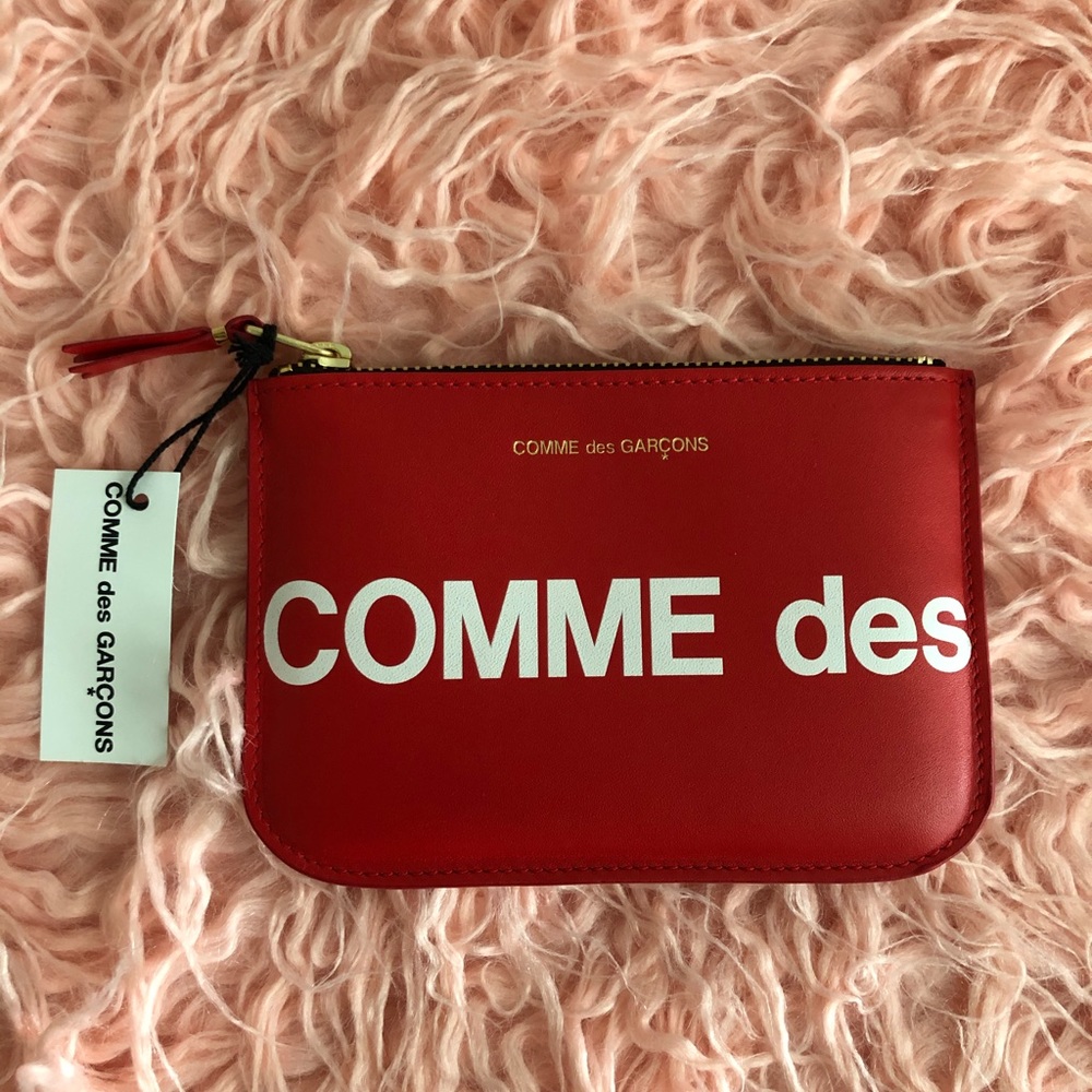 Comme des Garcons Red Logo Wallet